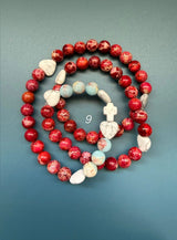 Rosario pulsera collar piedra natural