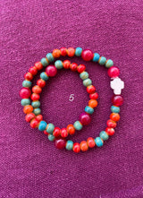 Rosario pulsera cerámica dos vueltas