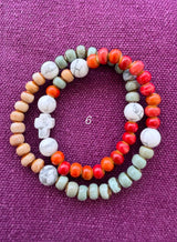Rosario pulsera cerámica dos vueltas
