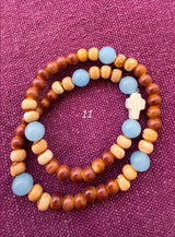 Rosario pulsera cerámica dos vueltas