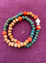 Rosario pulsera cerámica dos vueltas