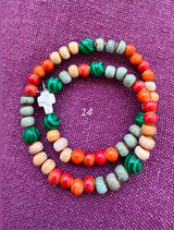 Rosario pulsera cerámica dos vueltas