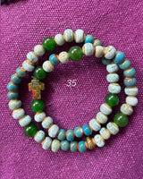 Rosario pulsera cerámica dos vueltas