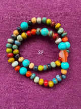 Rosario pulsera cerámica dos vueltas