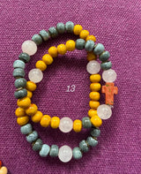 Rosario pulsera cerámica dos vueltas