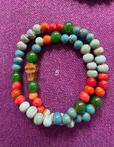 Rosario pulsera cerámica dos vueltas