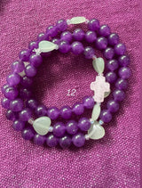 Rosario pulsera collar corazón