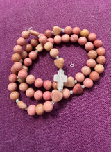 Rosario pulsera collar corazón