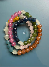 Rosario pulsera collar corazón