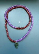 Collar / pulsera piedras cruz