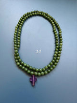 Collar / pulsera piedras cruz