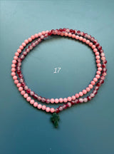 Collar / pulsera piedras cruz