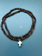 Collar / pulsera piedras cruz