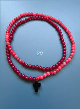 Collar / pulsera piedras cruz