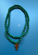 Collar / pulsera piedras cruz