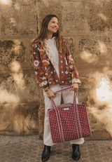 Chaqueta terciopelo corta marrón