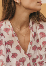 Colgante doble brillo