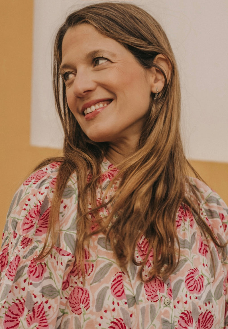 Pendientes cadena barra plata