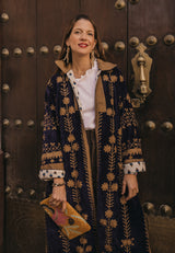 Chaqueta terciopelo azul marino