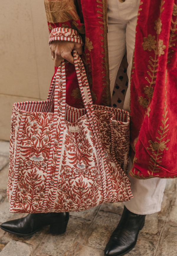Bolso Tote Bag Coral