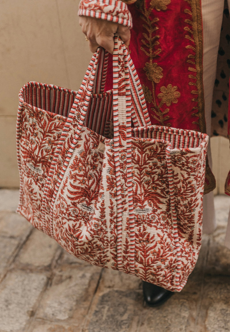 Bolso Tote Bag Coral