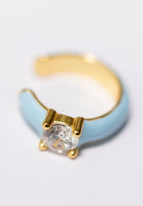 Ear cuff Summer turquesa