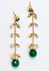 PENDIENTES ROCHI VERDE