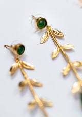 PENDIENTES ROCHI VERDE