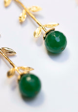 PENDIENTES ROCHI VERDE