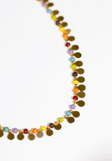 Colgante chapas multicolor