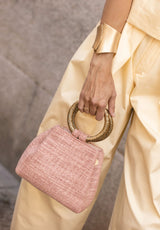 Bolso asa rosa