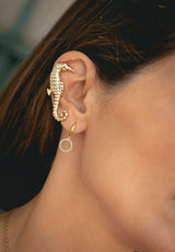 Ear cuff caballo de mar
