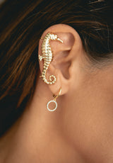Ear cuff caballo de mar