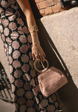 Bolso asa rosa