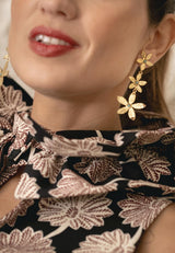 Pendientes Mariu turquesa