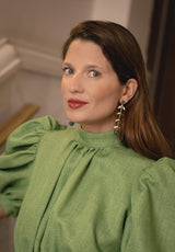 PENDIENTES ROCHI VERDE