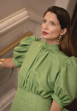 PENDIENTES ROCHI VERDE