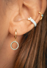 Ear cuff Summer turquesa