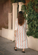 Vestido estampado corales