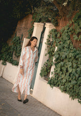 Vestido estampado corales