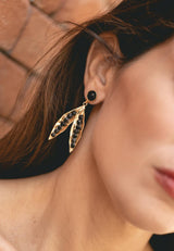 Pendientes padrino negros