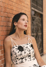 Pendientes padrino negros