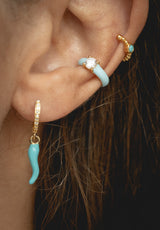 Ear cuff Summer turquesa