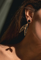 Pendientes padrino negros