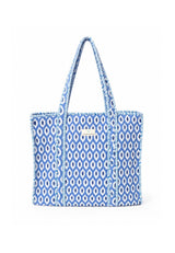 Bolso Tote Bag flores azul