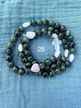 Rosario pulsera collar corazón