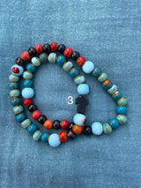 Rosario pulsera cerámica dos vueltas