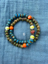 Rosario pulsera cerámica dos vueltas