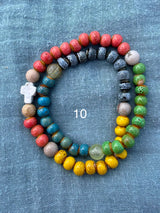 Rosario pulsera cerámica dos vueltas