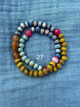 Rosario pulsera cerámica dos vueltas